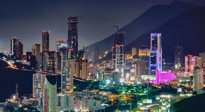 Edificios, rascacielos, San Pedro Garza García, Nuevo León, Monterrey