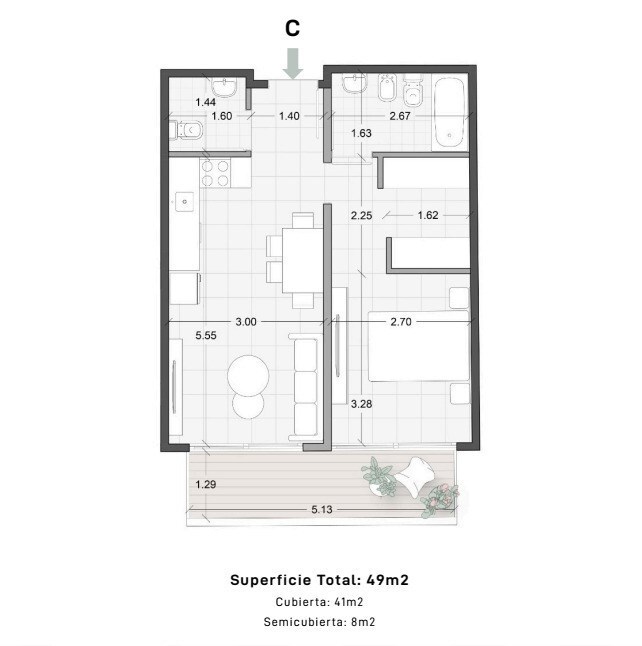 Departamento en venta · Villa Crespo, CABA