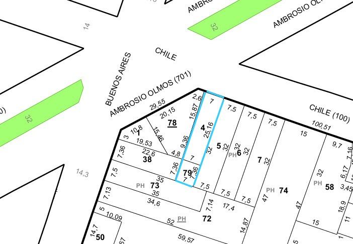 Terreno en venta · Nueva Córdoba, Córdoba Capital, Córdoba