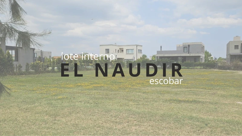 Terreno en venta · El Naudir, Escobar, GBA Norte, Provincia de Buenos Aires
