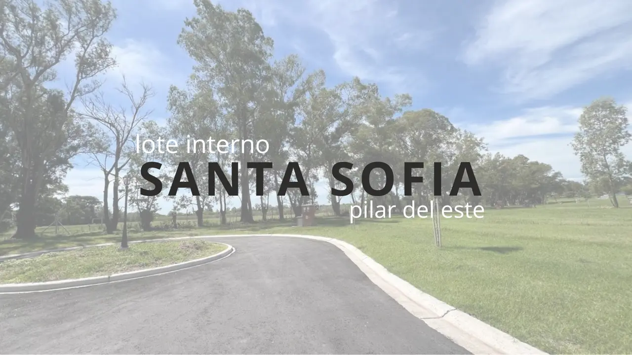 Terreno en venta · Pilar Del Este