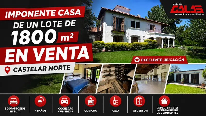 Casa en venta · Castelar Norte, Castelar, Morón, GBA Oeste, Provincia de Buenos Aires