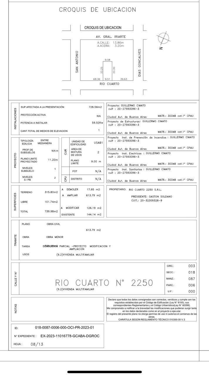 Terreno en venta · Barracas, CABA