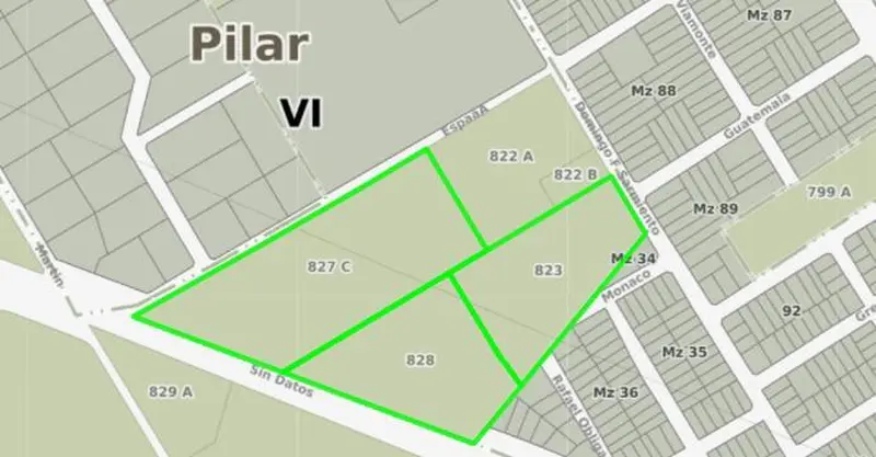 Terreno en venta · Presidente Derqui, Pilar, GBA Norte, Provincia de Buenos Aires