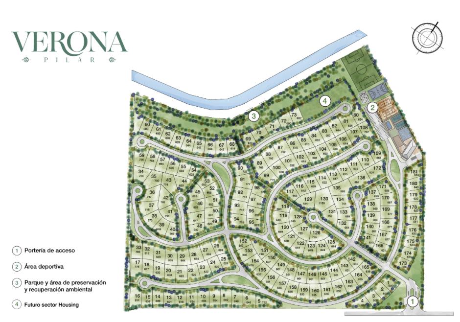 Terreno en venta · Verona Pilar, La Lonja, Pilar, GBA Norte, Provincia de Buenos Aires