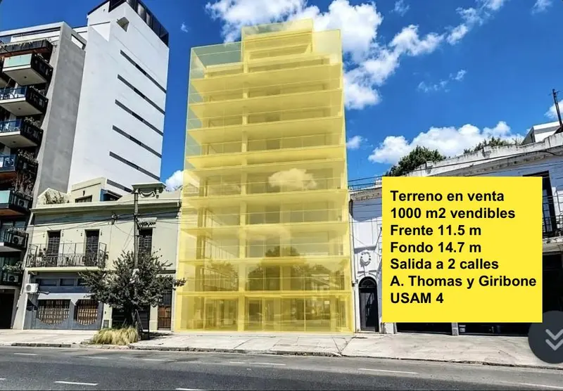 Terreno en venta · Villa Ortuzar, CABA
