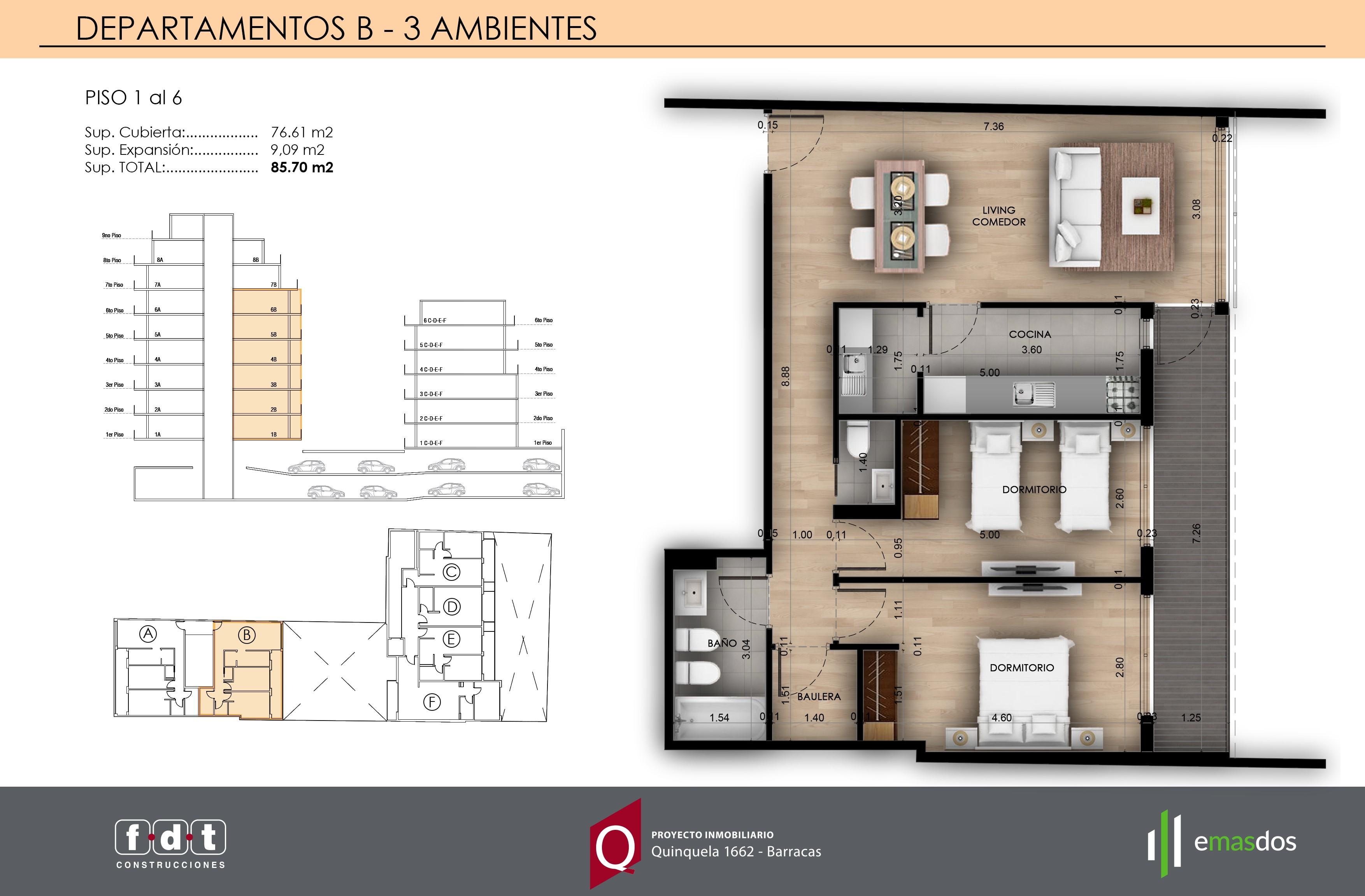 Departamento en venta · Barracas, CABA