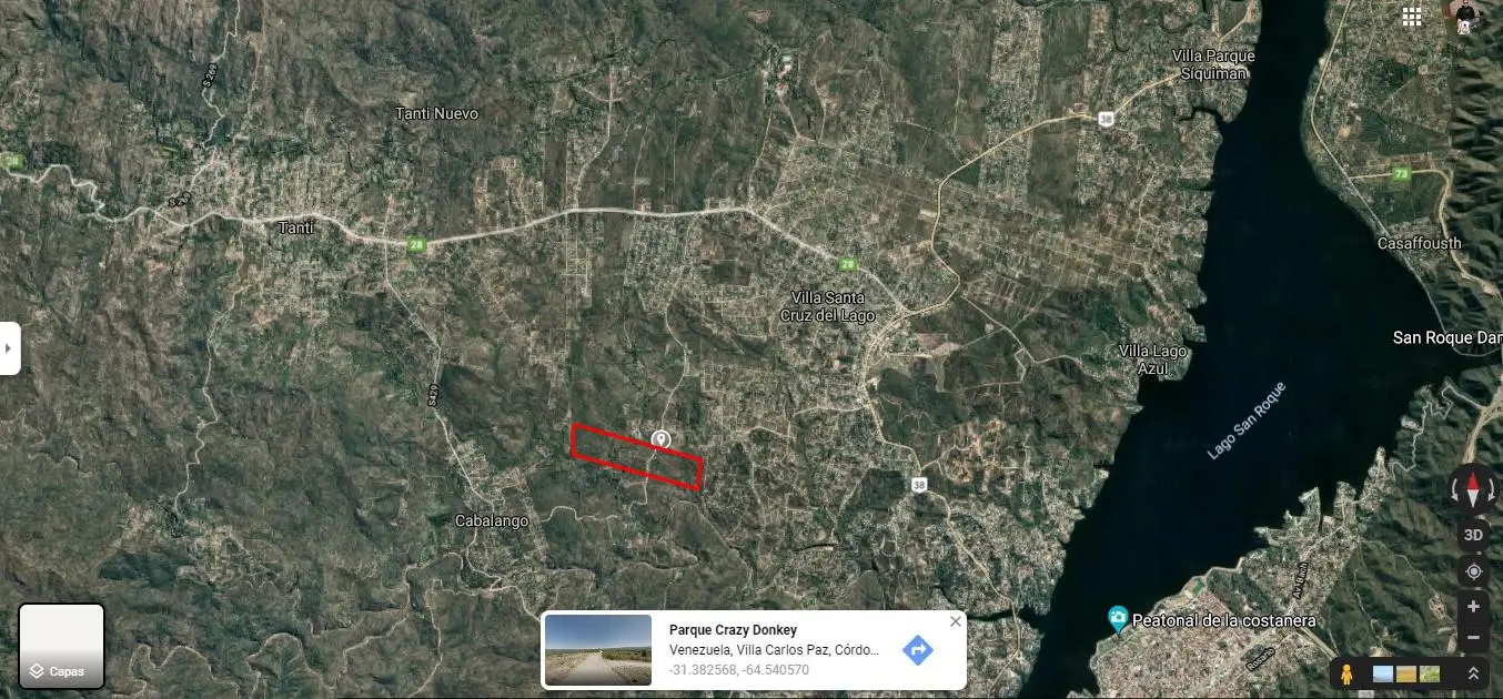 Terreno en venta · Cabalango, Punilla, Córdoba