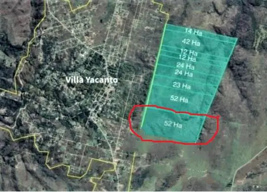 Terreno en venta · Yacanto Calamuchita, Calamuchita, Córdoba