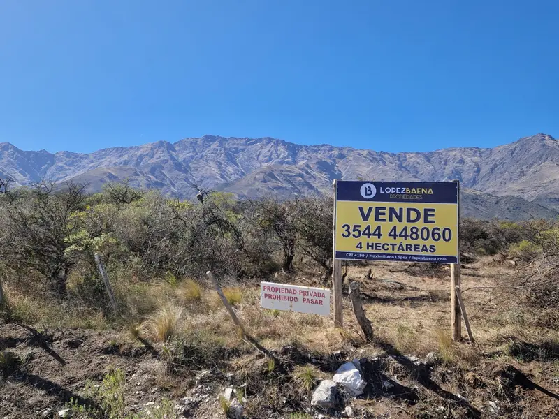 Terreno en venta · San Javier, Córdoba
