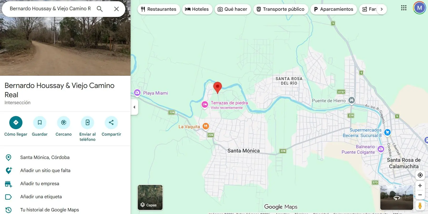 Terreno en venta · Santa Monica, Calamuchita, Córdoba
