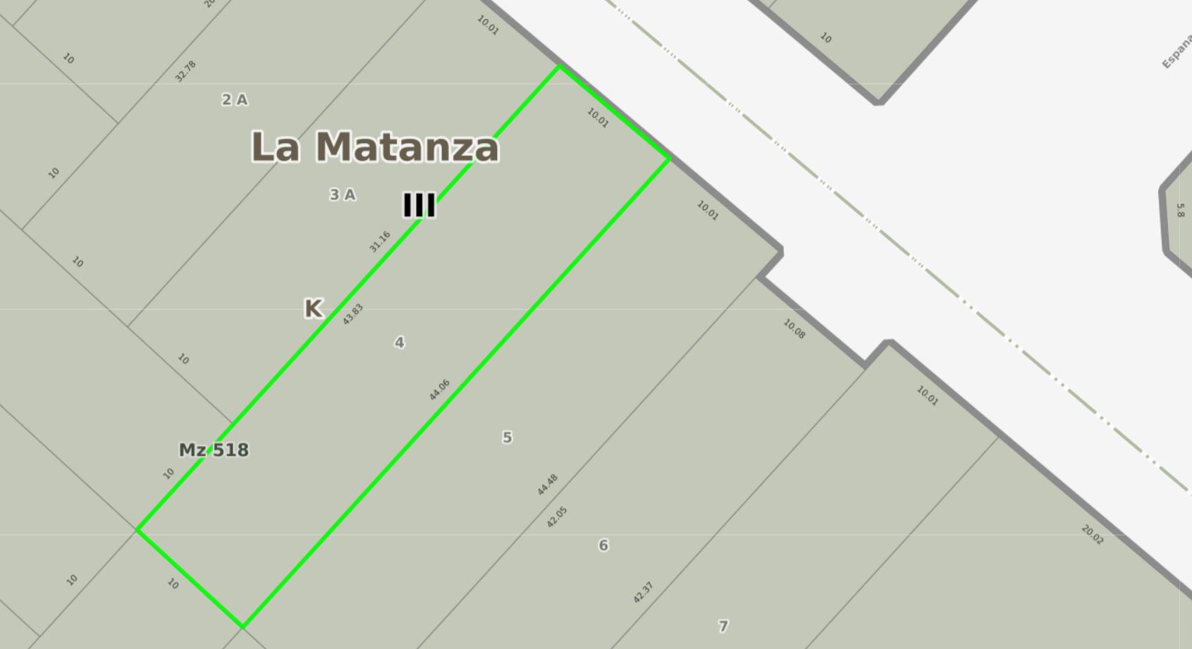 Terreno en venta · Tapiales, La Matanza, GBA Oeste, Provincia de Buenos Aires