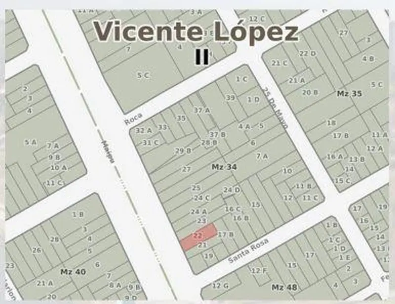 Terreno en venta · Vicente López, Vicente López, GBA Norte, Provincia de Buenos Aires