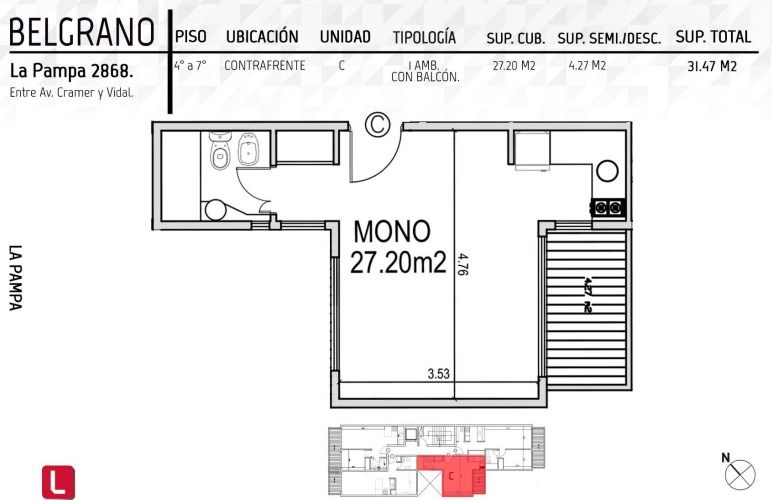 Departamento en venta · Belgrano, Pergamino, Pergamino, Interior de Buenos Aires, Provincia de Buenos Aires
