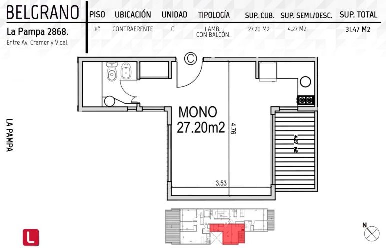 Departamento en venta · Belgrano, Pergamino, Pergamino, Interior de Buenos Aires, Provincia de Buenos Aires