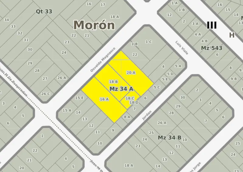 Terreno en venta · Haedo Sur, Haedo, Morón, GBA Oeste, Provincia de Buenos Aires