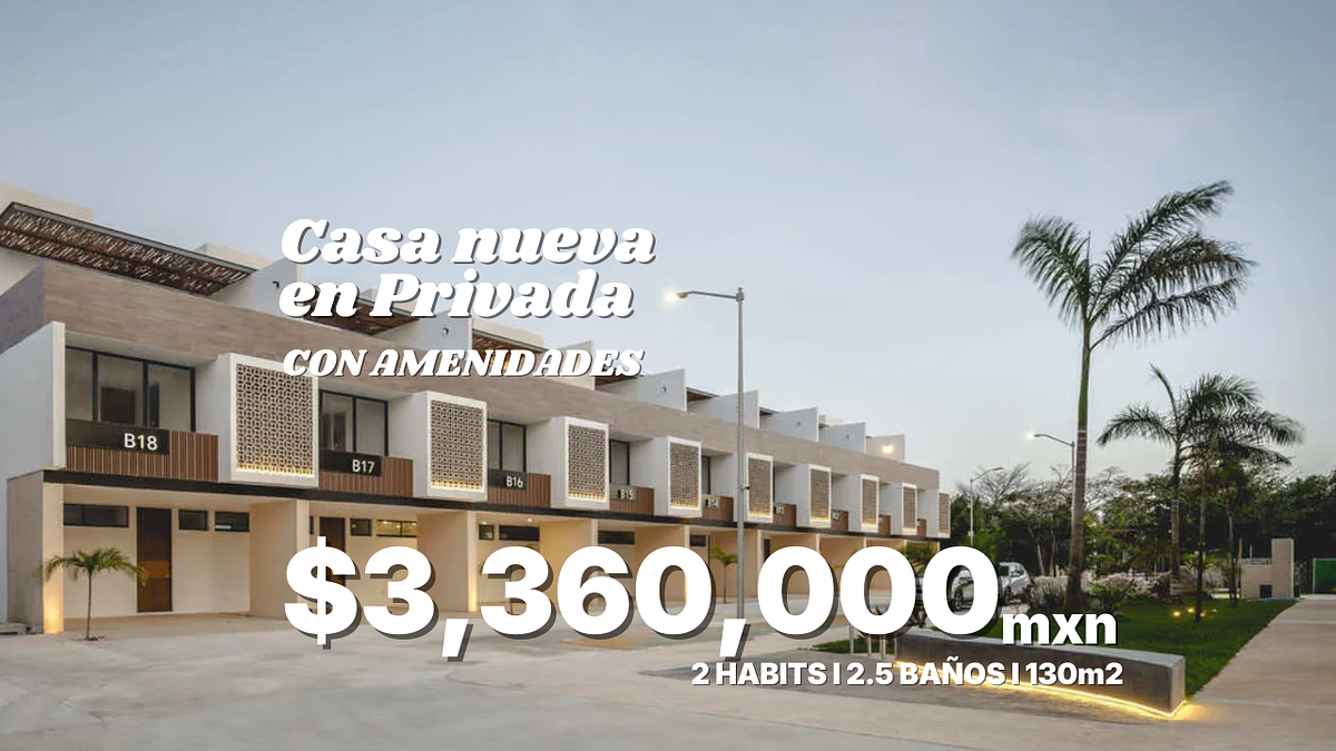 Casa en venta · Dzityá, Mérida, Yucatán