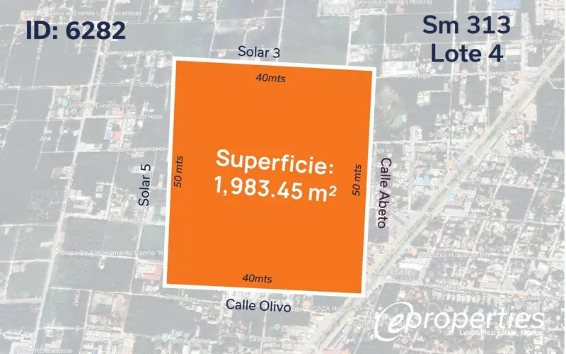 Lote en venta · Supermanzana 313, Benito Juárez, Quintana Roo
