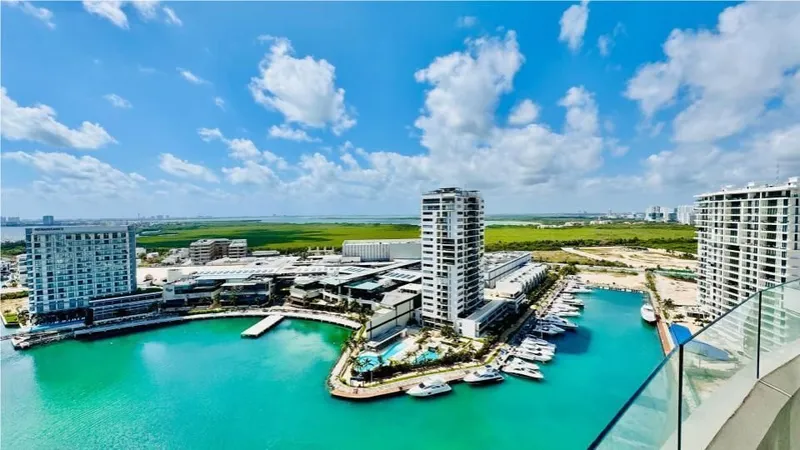 Departamento en renta · Puerto Cancún, Cancún, Benito Juárez, Quintana Roo