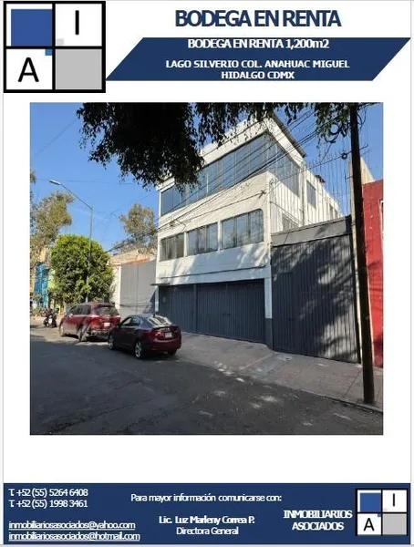 Bodega en renta · Anahuac I Sección, Anahuac, Miguel Hidalgo, Ciudad de México