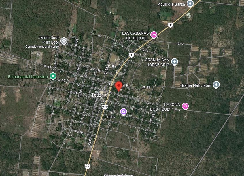 Lote en venta · Tetiz, Tetiz, Yucatán