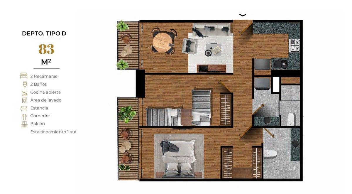 Departamento en venta · Benito Juárez Santa Cruz del Tejocote, San José del Rincón, Estado de México Departamento en venta · Benito Juárez Santa Cruz del Tejocote, San José del Rincón, Estado de México