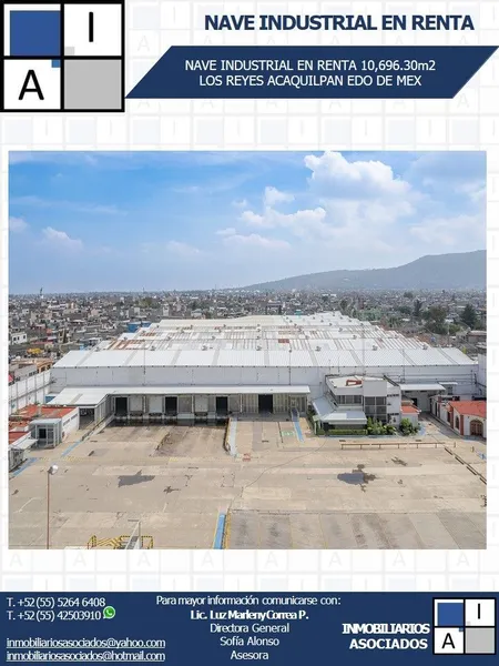 Nave industrial en renta · Los Reyes Acaquilpan Centro, La Paz, Estado de México