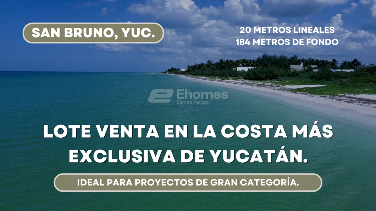 Lote en venta · Telchac Puerto, Mérida, Yucatán