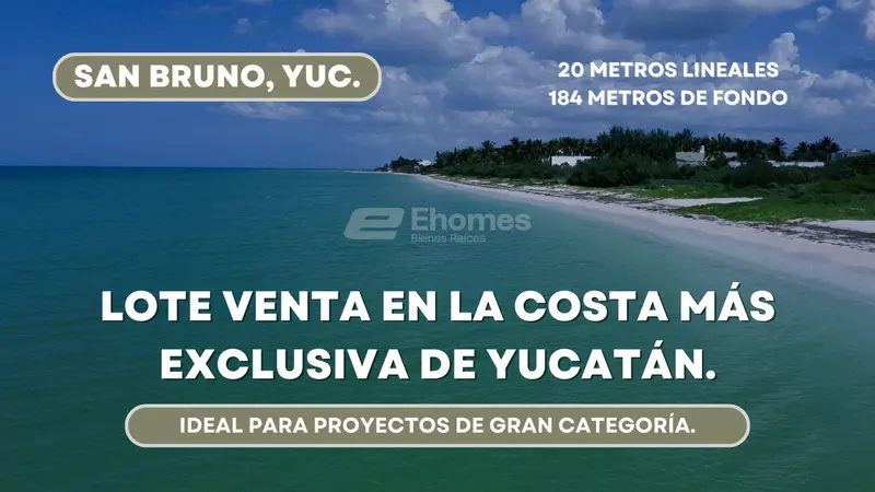 Lote en venta · Telchac Puerto, Mérida, Yucatán