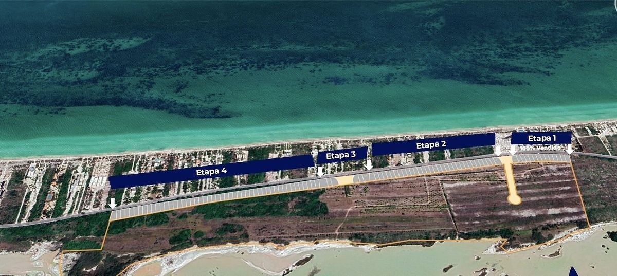 Lote en venta · Pueblo San Bruno, Telchac Puerto, Yucatán