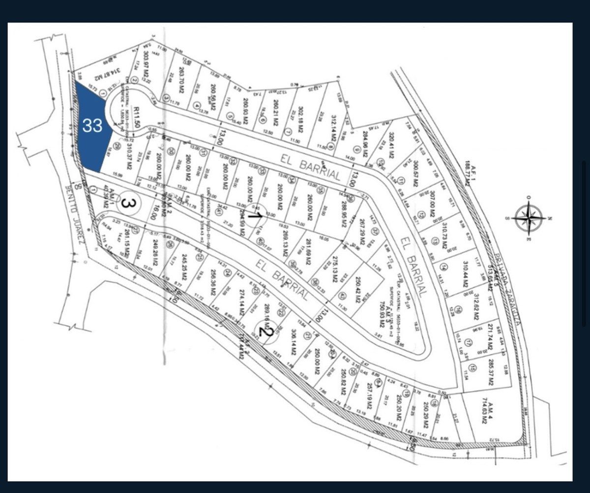 Lote en venta · El Barrial, Santiago, Nuevo León