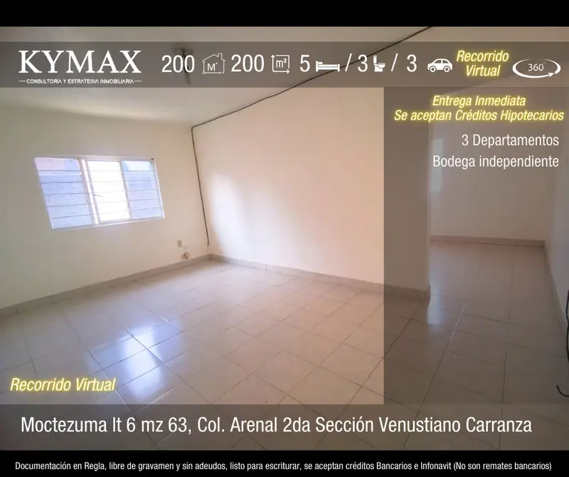 Casa en venta · Arenal 1a Sección, Venustiano Carranza, Ciudad de México Casa en venta · Arenal 1a Sección, Venustiano Carranza, Ciudad de México