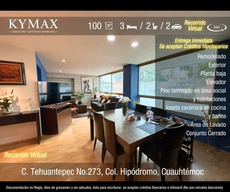 Departamento en venta · Hipodromo Condesa, Condesa, Cuauhtémoc, Ciudad de México