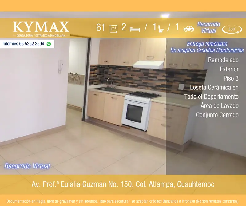 Departamento en venta · Atlampa, Cuauhtémoc, Ciudad de México