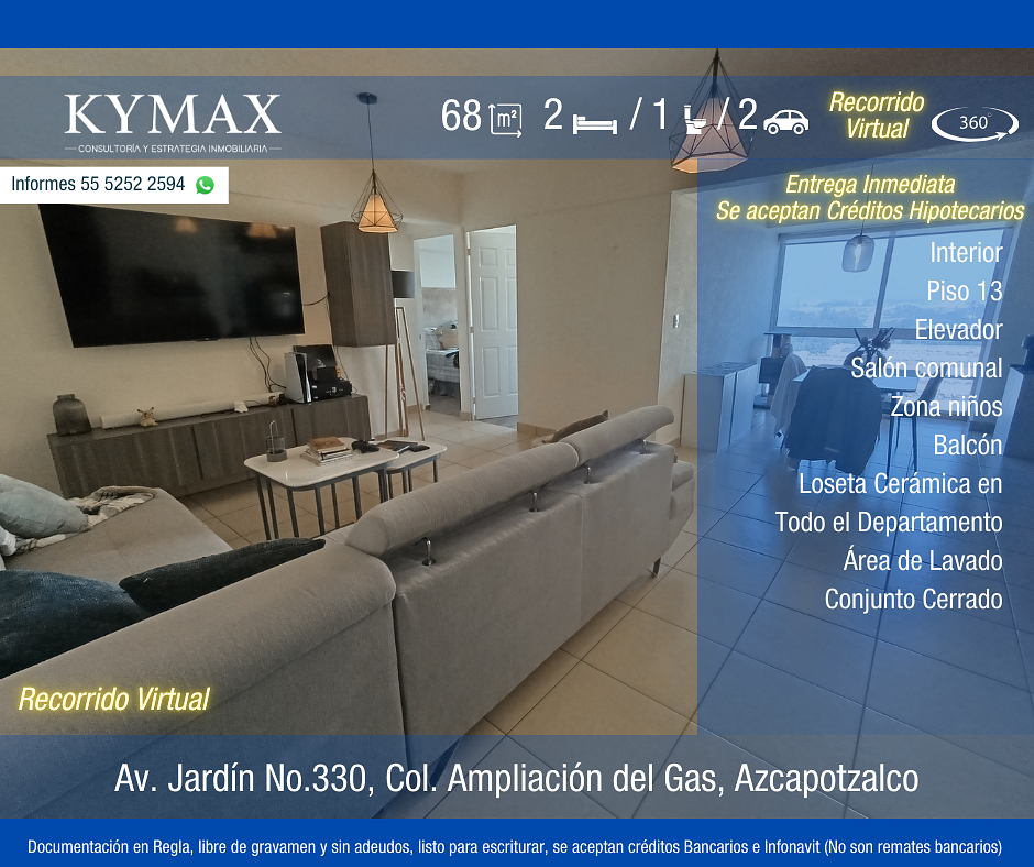 Departamento en venta · Del Gas, Azcapotzalco, Ciudad de México