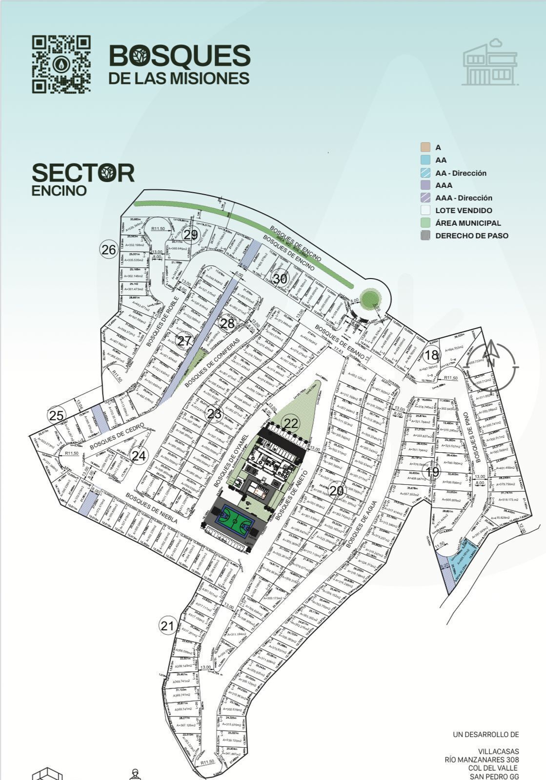 Lote en venta · Bosques de las Misiones Sector Encino, Santiago, Nuevo León