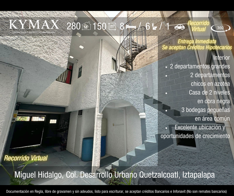 Casa en venta · Desarrollo Urbano Quetzalcoatl, Iztapalapa, Ciudad de México