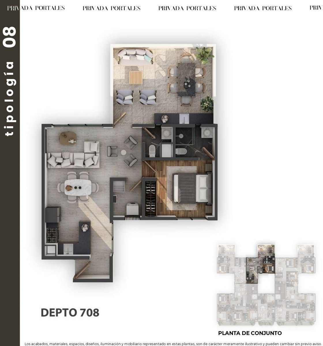 Departamento en venta · Portales Sur, Portales, Benito Juárez, Ciudad de México