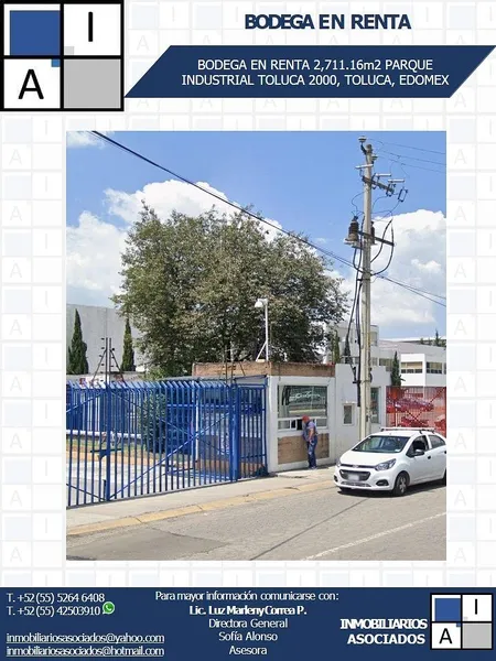 Bodega en renta · Parque industrial Toluca 2000, Toluca, Estado de México