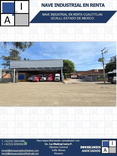 Nave industrial en renta · Complejo Industrial Cuamatla, Cuautitlán Izcalli, Estado de México