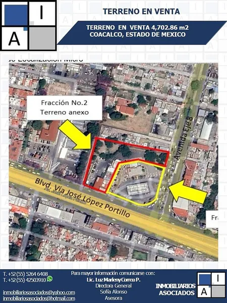 Lote en venta · Parque Residencial Coacalco 1a Sección, Coacalco de Berriozábal, Estado de México
