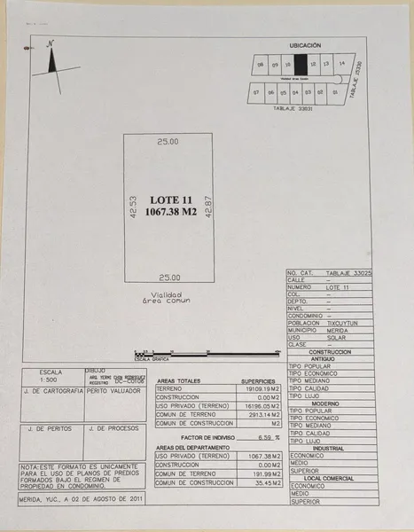 Lote en venta · Temozon Norte, Mérida, Yucatán