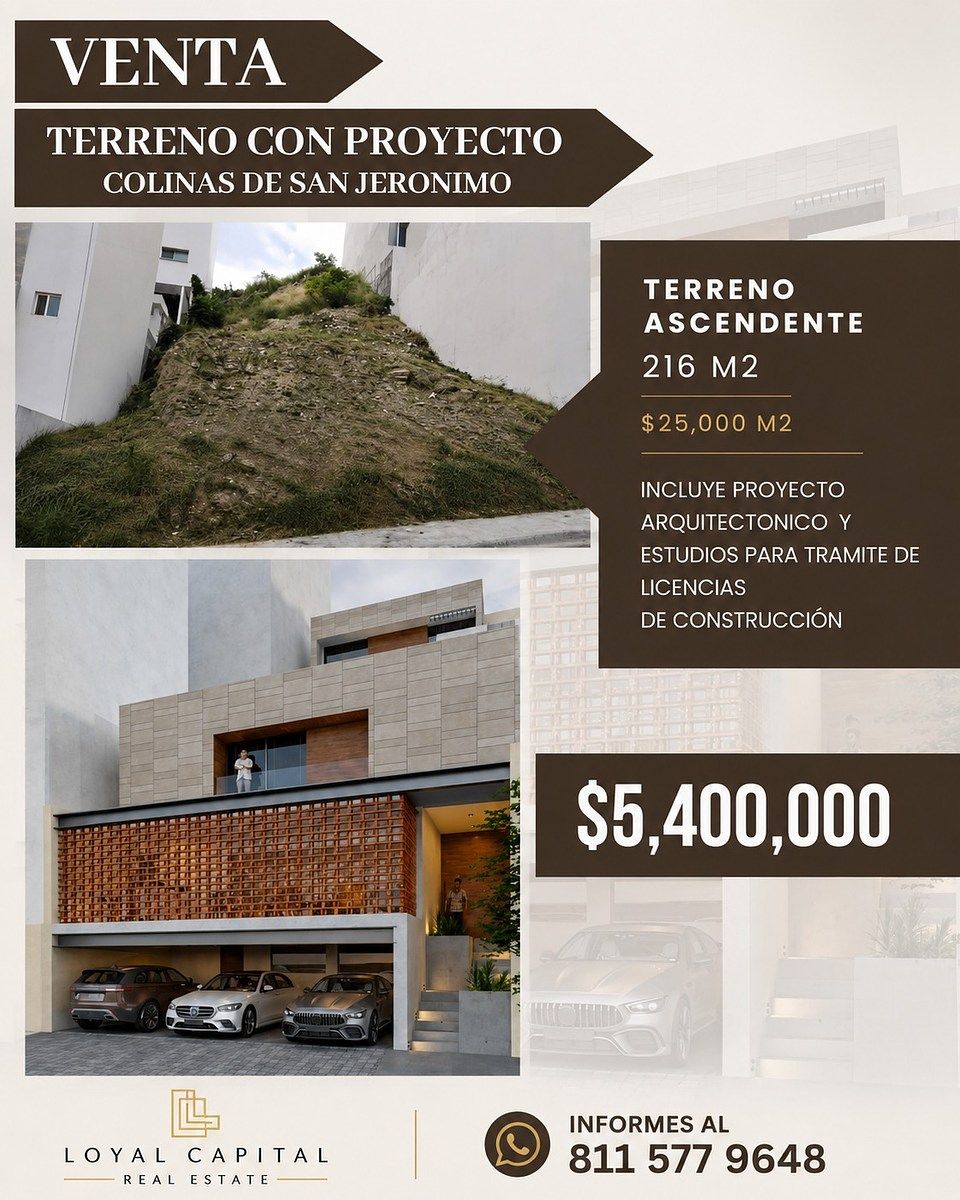 Lote en venta · Colinas de San Jerónimo, Monterrey, Nuevo León