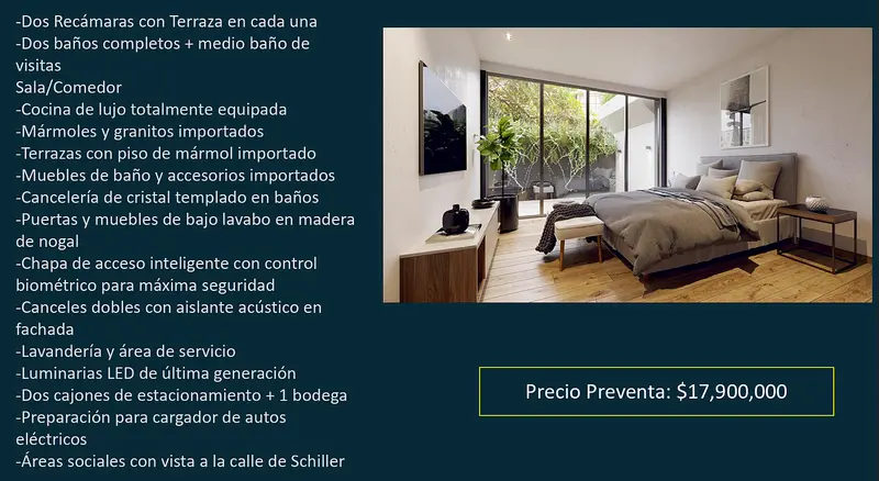Departamento en venta · Polanco V Sección, Polanco, Miguel Hidalgo, Ciudad de México