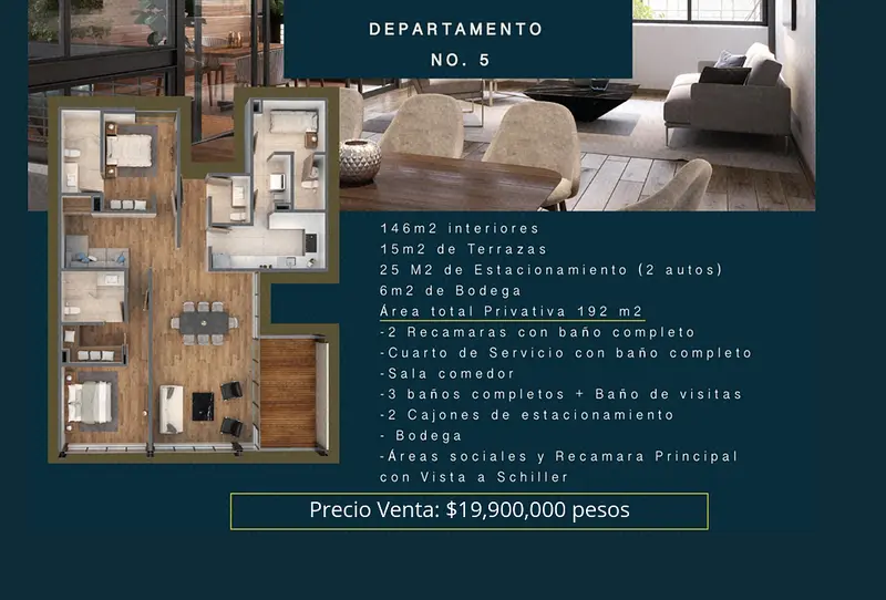 Departamento en venta · Polanco V Sección, Polanco, Miguel Hidalgo, Ciudad de México