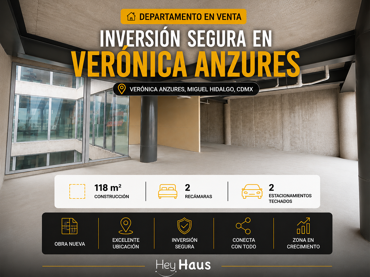 Departamento en venta · Veronica Anzures, Miguel Hidalgo, Ciudad de México Departamento en venta · Veronica Anzures, Miguel Hidalgo, Ciudad de México