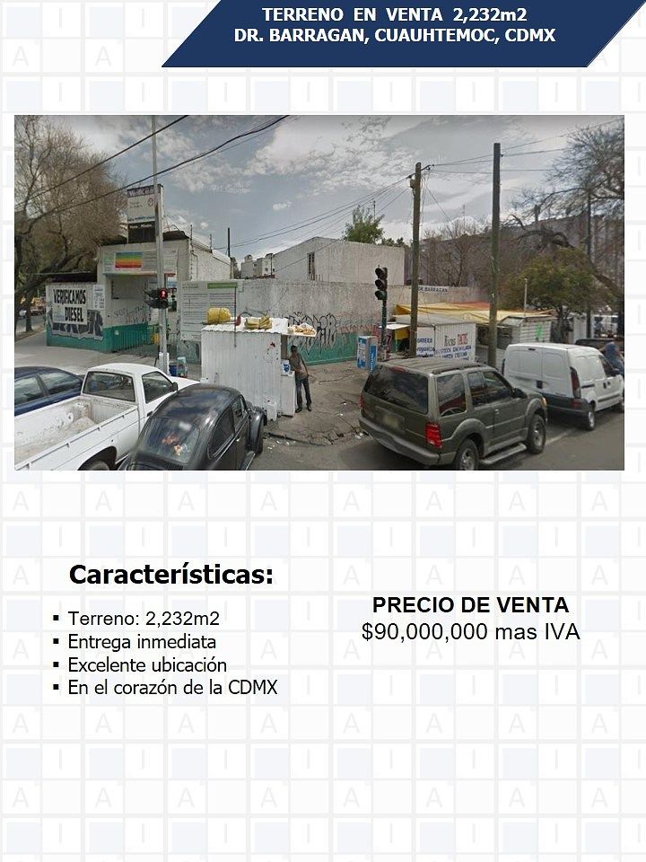 Lote en venta · Doctores, Cuauhtémoc, Ciudad de México