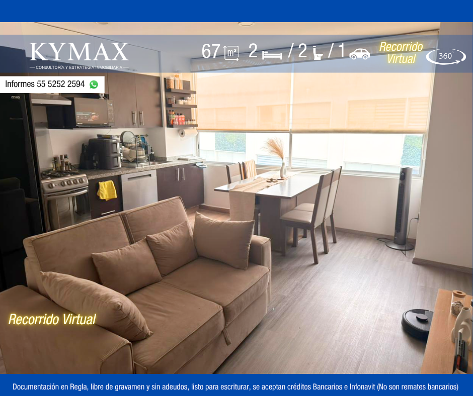 Departamento en venta · Narvarte Oriente, Narvarte, Benito Juárez, Ciudad de México