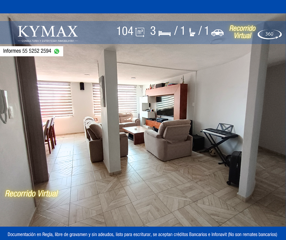 Departamento en venta · Letrán Valle, Benito Juárez, Ciudad de México