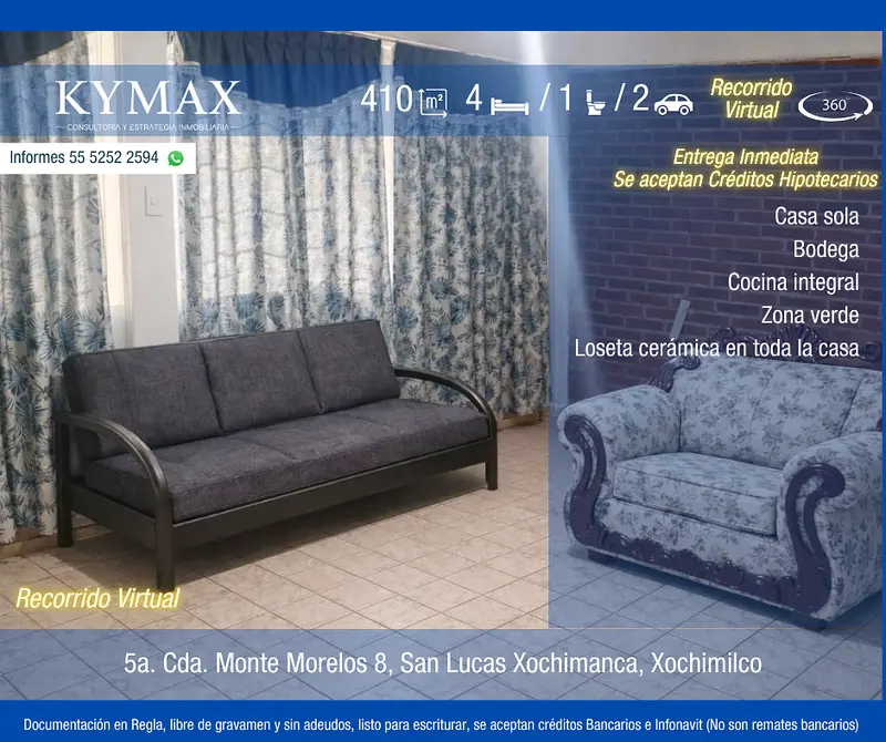 Casa en venta · San Lucas Oriente, Xochimilco, Ciudad de México